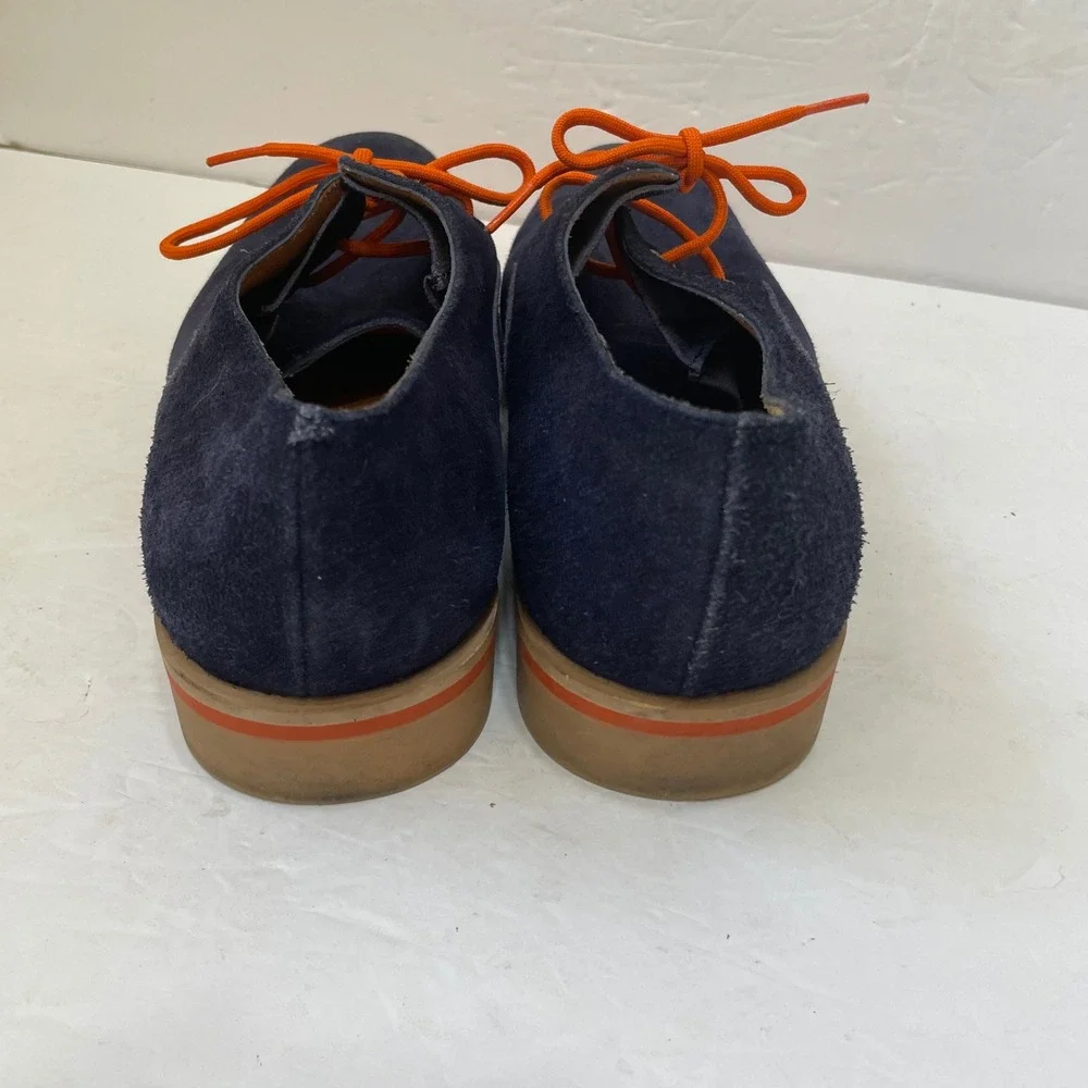 J.D. FISK SUEDE OXFORDS IN NAVY BLUE
